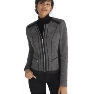 WHBM Gray/Black Blazer